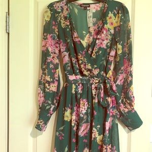 Floral Wrap Maxi Dress